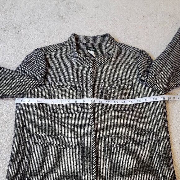 J. Crew Pencil Skirt & Jacket Set In Black Gold Metallic Tweed Size 6 - Picture 11 of 12